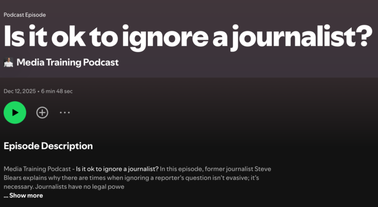 Podcast backlink showing up on spotify.